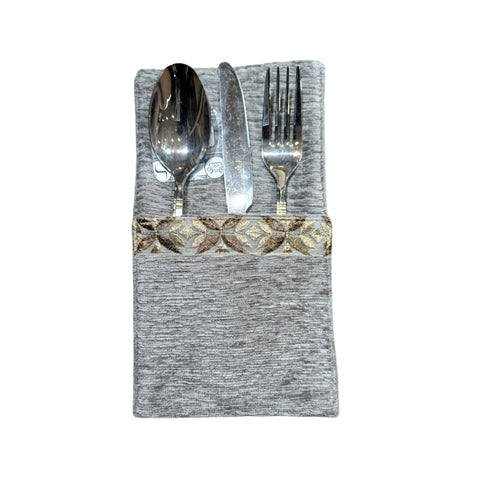 Table Runner Set Earthy Gold Complete 6-10 Person Dining