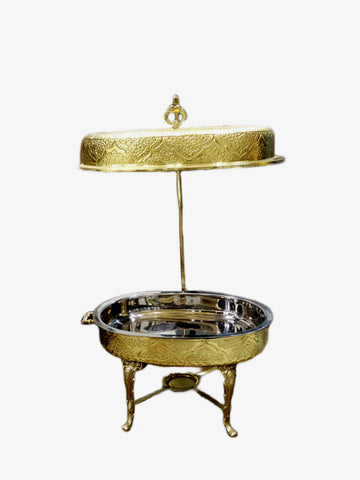 Oval Chafing Dish Brass Al Kanooz