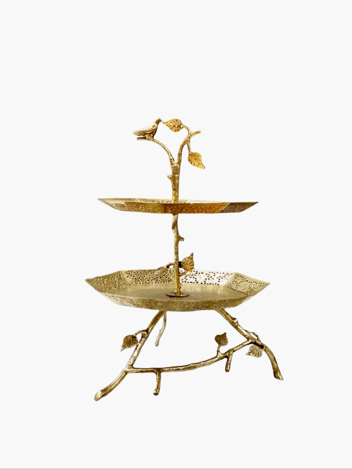 Tiered Planter Brass Al Kanooz