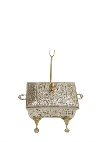 Square Chafing Dish Brass Al Kanooz